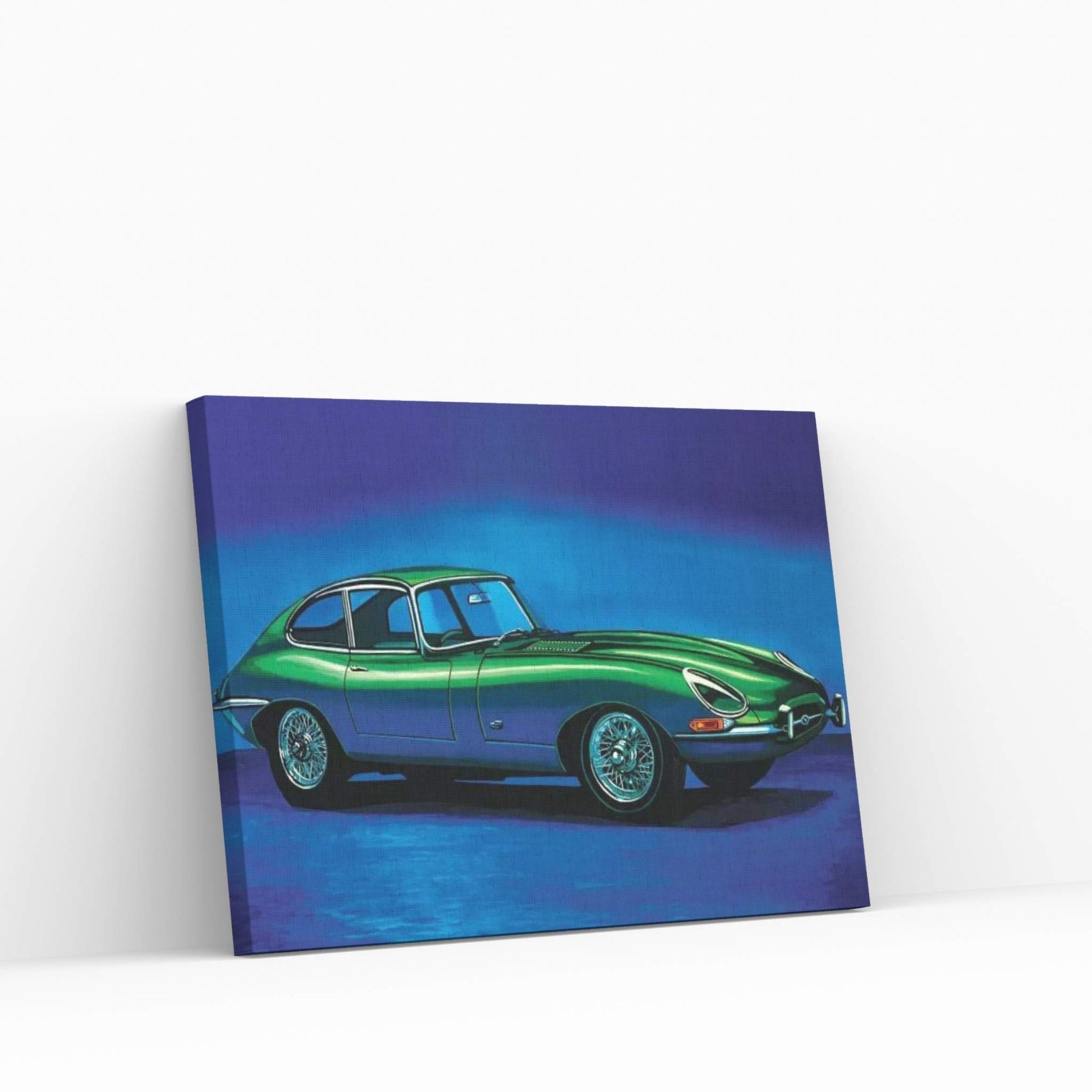 Jaguar E Type Canvas Wall Art - Y Canvas