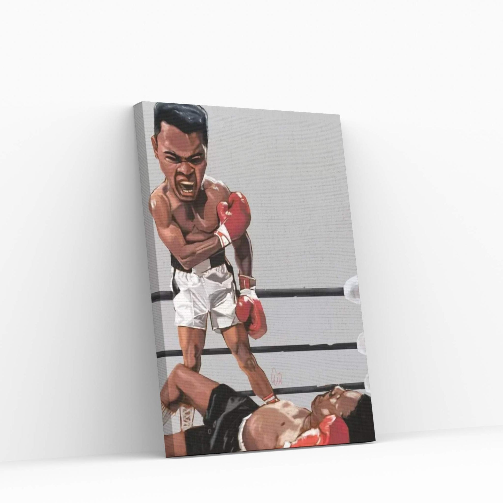 Ali Rumble Canvas Wall Art - Y Canvas