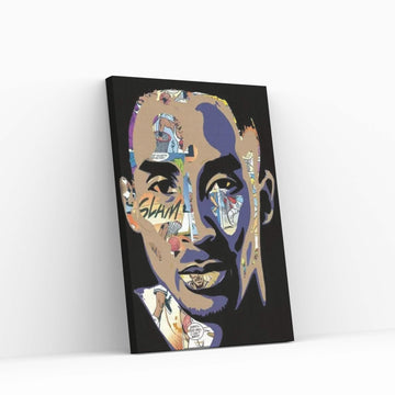 Kobe - Space Jam Tribute Canvas Wall Art - Y Canvas