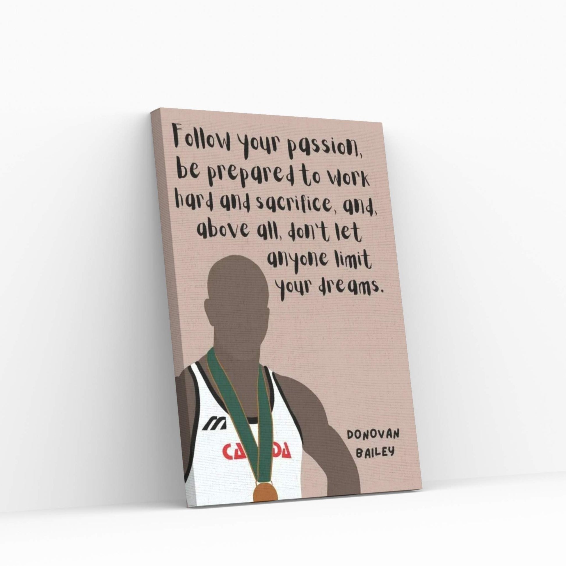 Bailey Quote Canvas Wall Art - Y Canvas