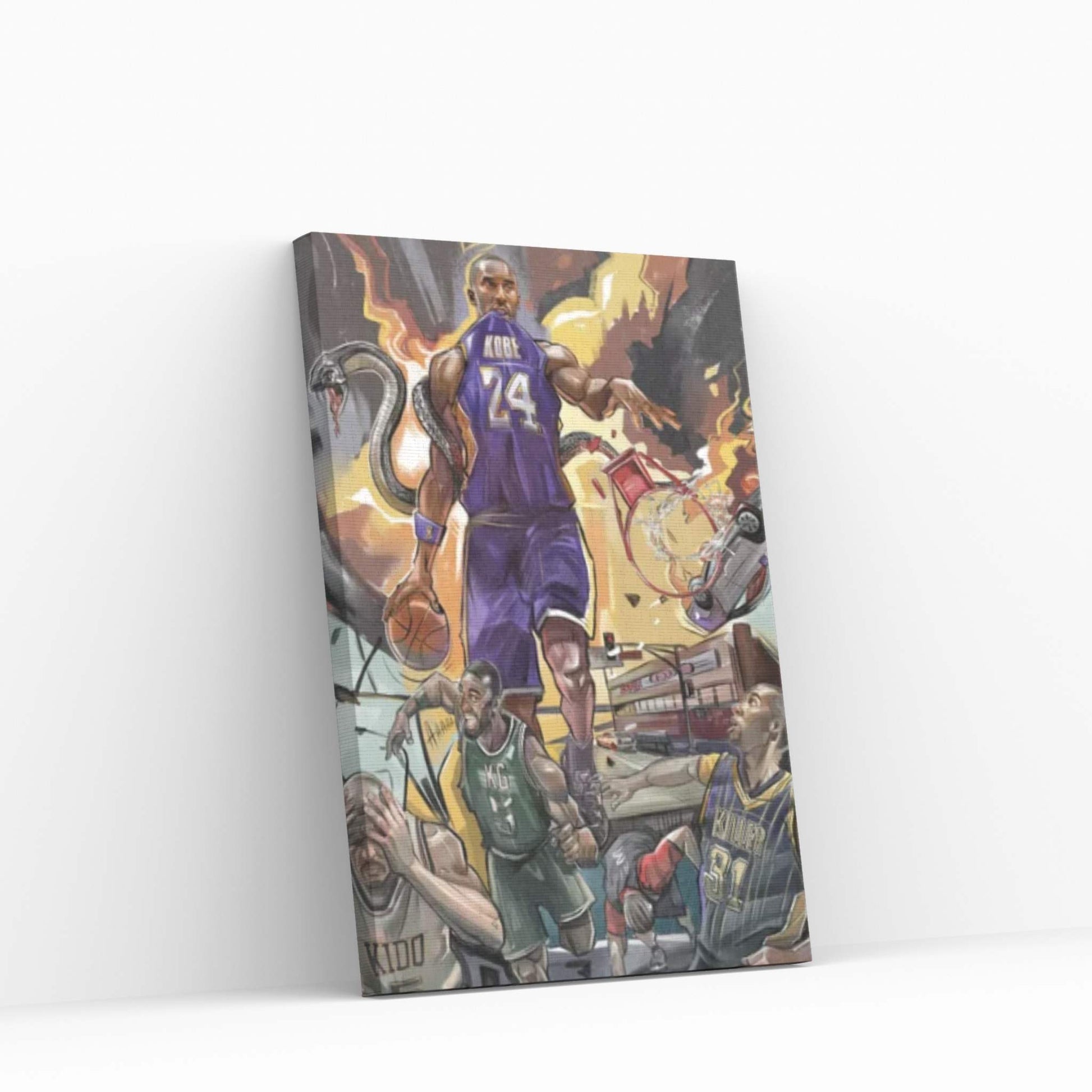 Lakezilla Canvas Wall Art - Y Canvas