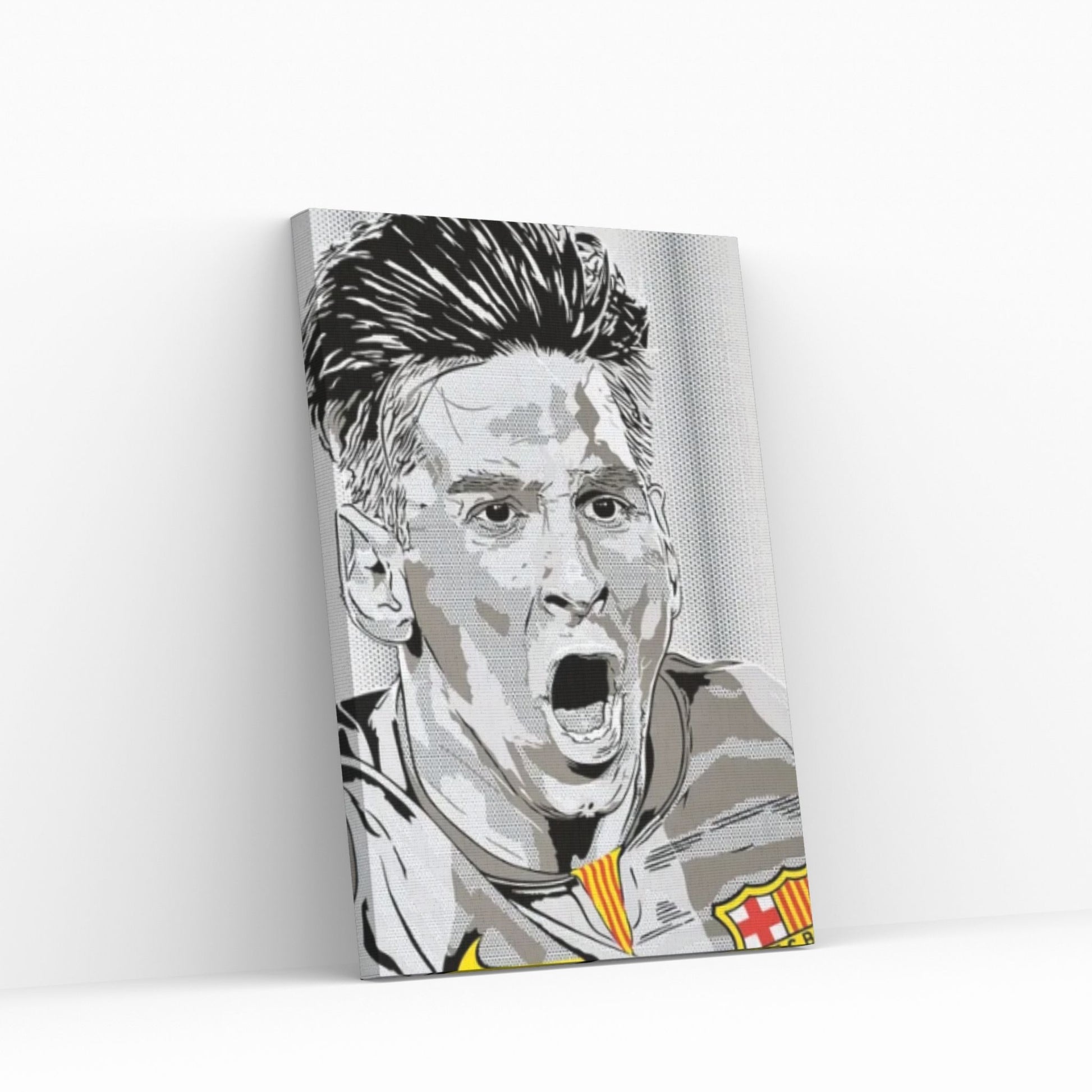 Messi Canvas Wall Art - Y Canvas