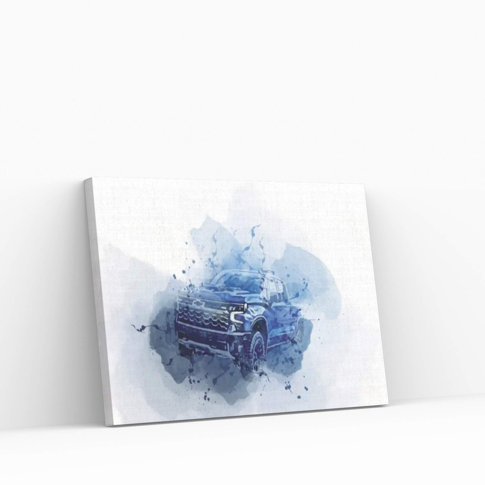 Chevrolet Silverado Zr2 River 2022 Cars Offroad Suvs Canvas Wall Art - Y Canvas