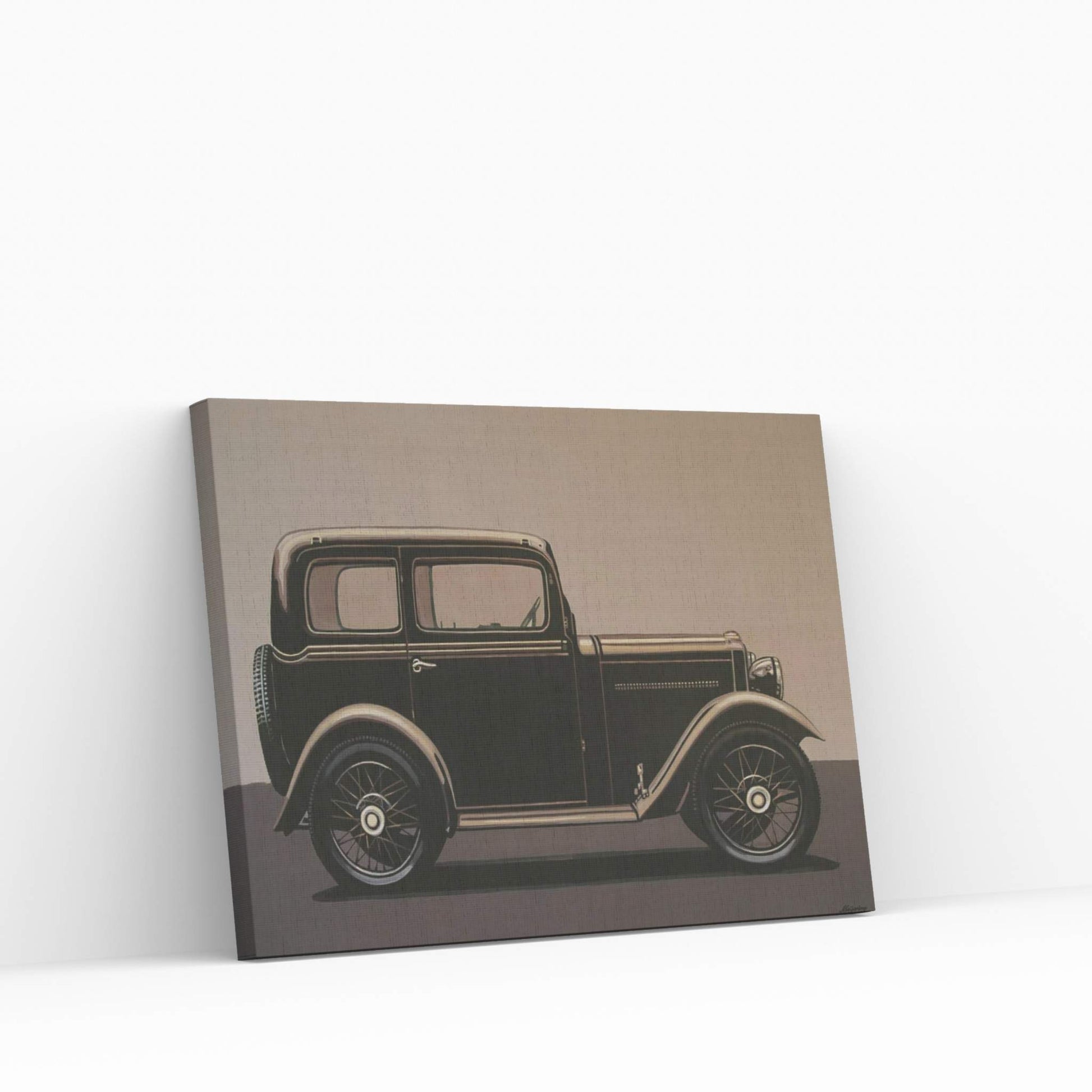 Morris Minor Saloon 1928 Canvas Wall Art - Y Canvas