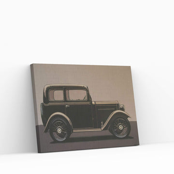 Morris Minor Saloon 1928 Canvas Wall Art - Y Canvas