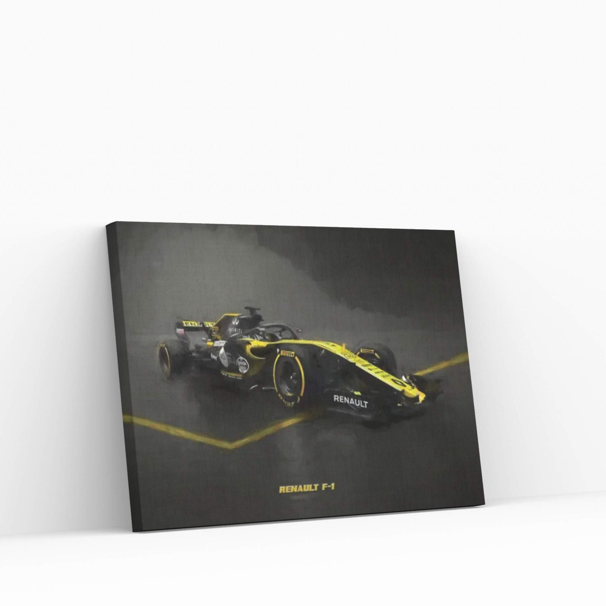 Renault F1 In Watercolor Canvas Wall Art - Y Canvas