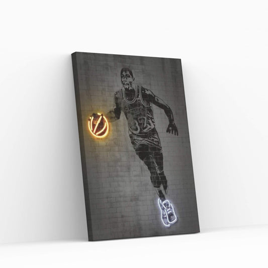 Magic Johnson Canvas Wall Art - Y Canvas