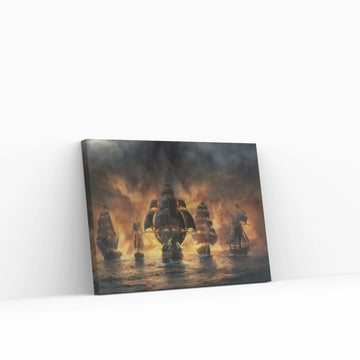 Sailing Boat Canvas, Sea Wall Decor, Framed Canvas, Sea Landscape, Sailboat Painting,Ocean Painting - Y Canvas