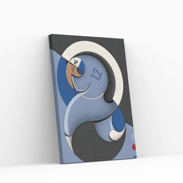 Robbie Canvas Wall Art - Y Canvas