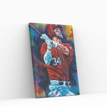 Bryce Harper Canvas Wall Art - Y Canvas