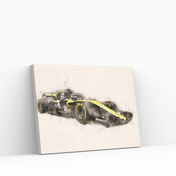 Renault F1 V II Canvas Wall Art - Y Canvas