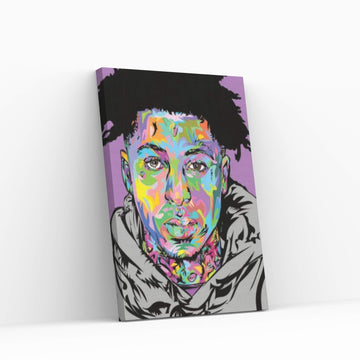 NBA Young Boy 2023 Canvas Wall Art - Y Canvas