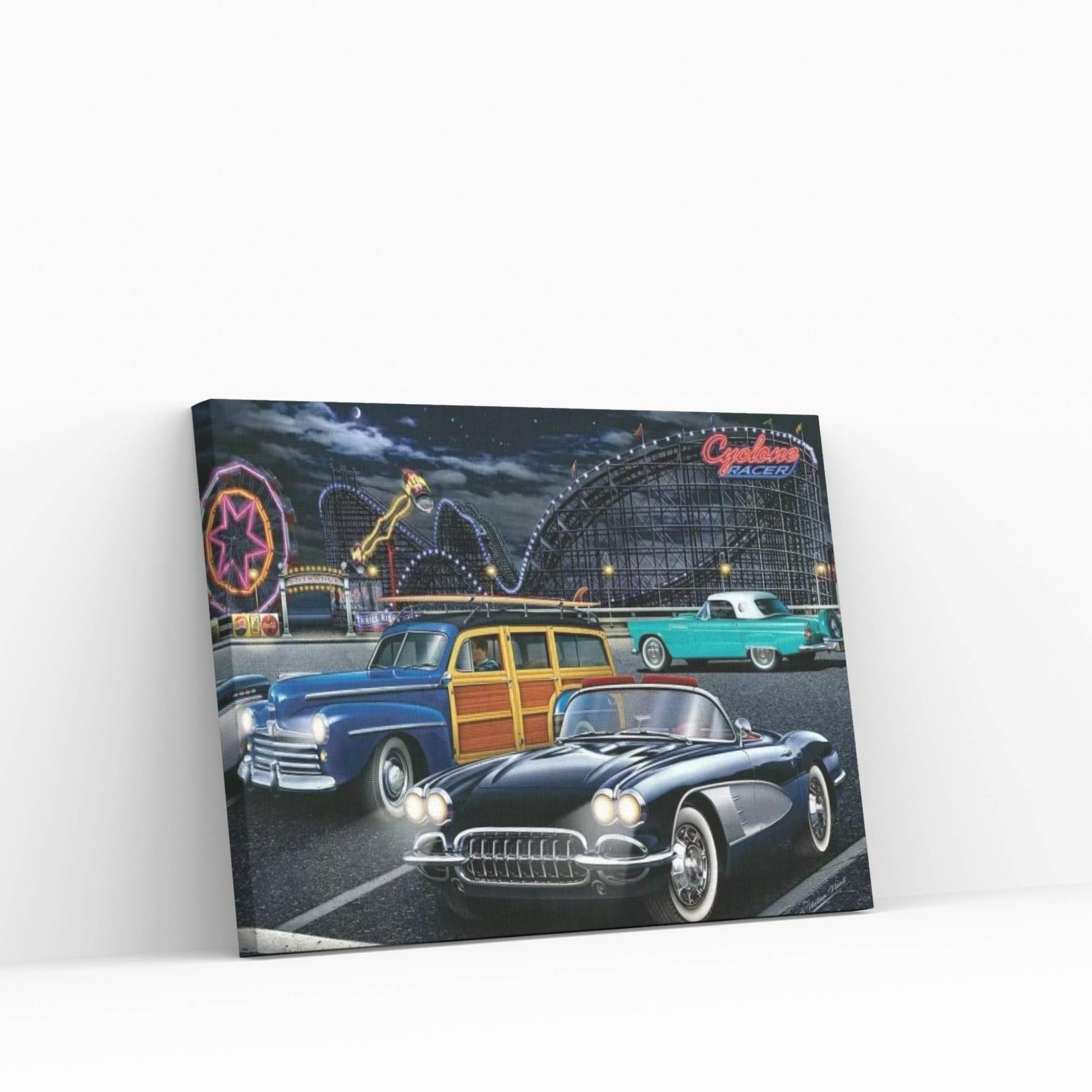 Cyclone Racer Canvas Wall Art - Y Canvas