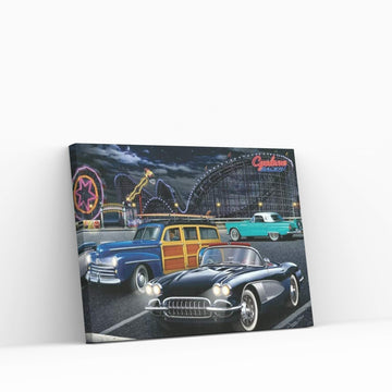 Cyclone Racer Canvas Wall Art - Y Canvas
