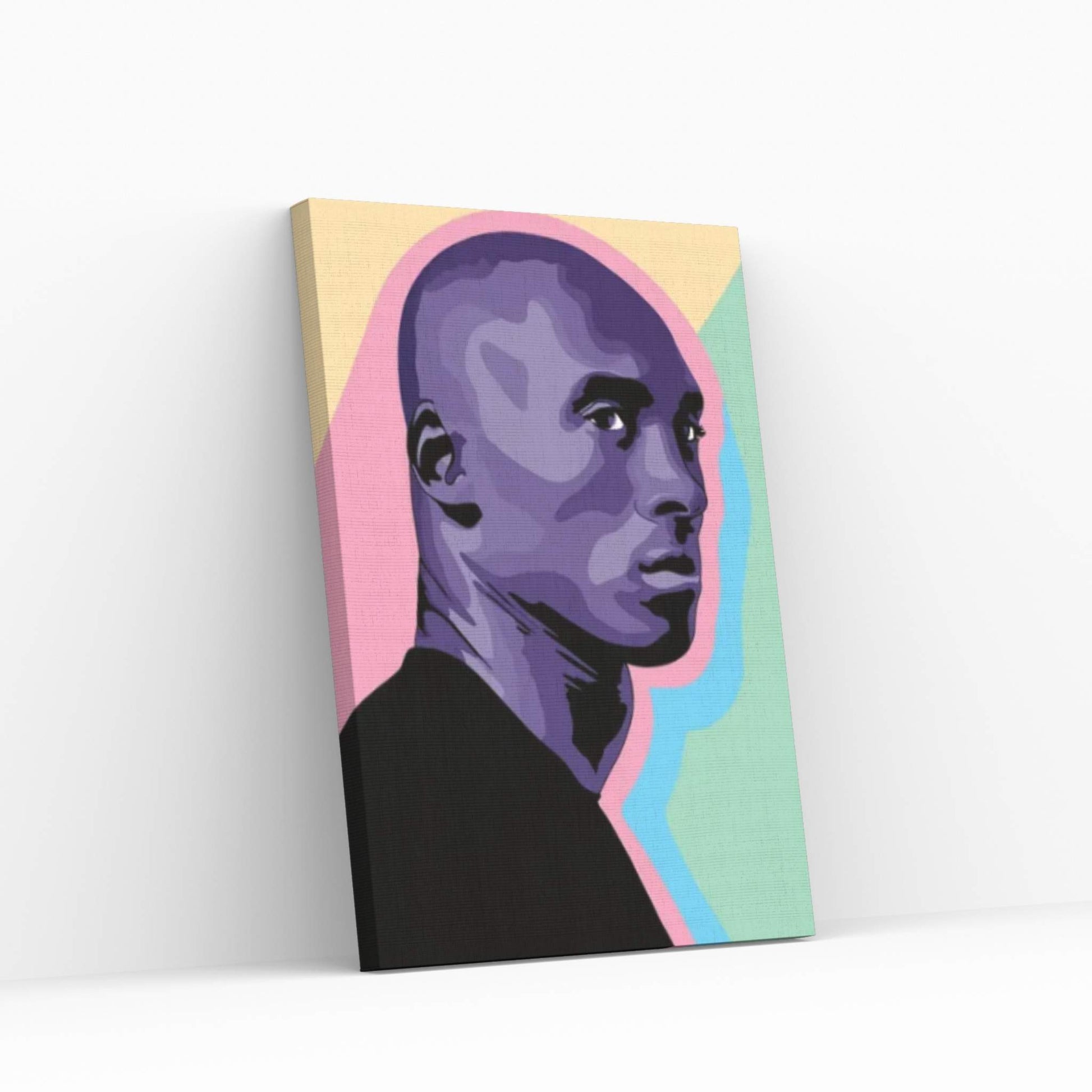 Kobe Bryant Cut-Out Canvas Wall Art - Y Canvas