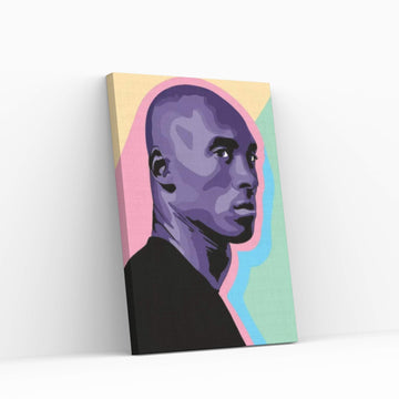 Kobe Bryant Cut-Out Canvas Wall Art - Y Canvas