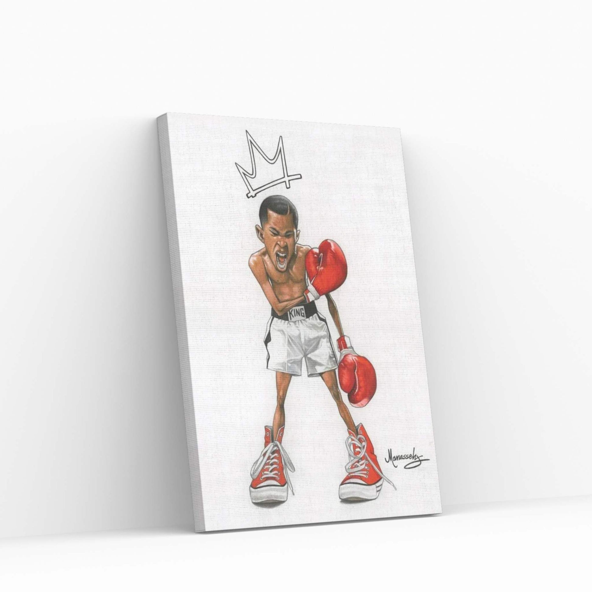Ali Kid Canvas Wall Art - Y Canvas