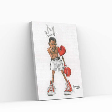 Ali Kid Canvas Wall Art - Y Canvas