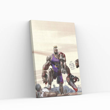 Bloody Madness Canvas Wall Art - Y Canvas