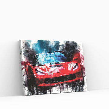 Car 2018 Callaway Corvette Aerowagen Canvas Wall Art - Y Canvas