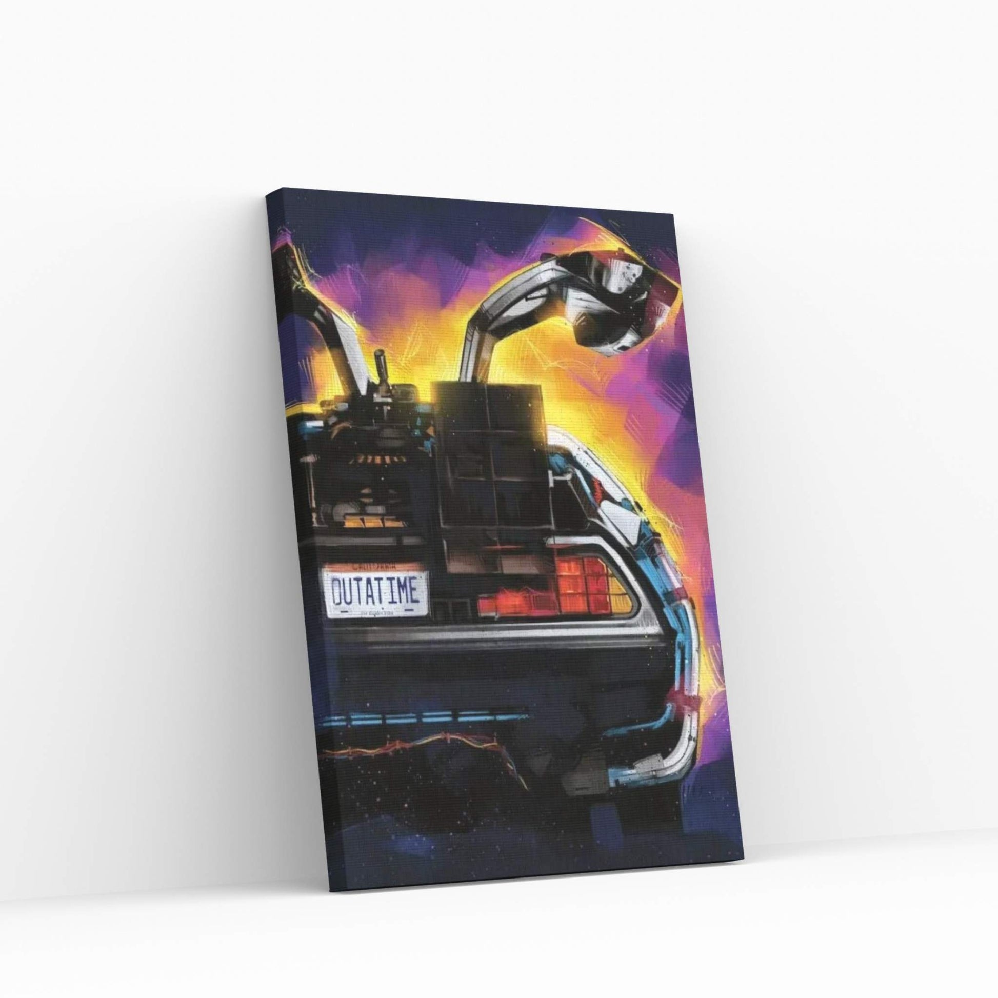 Delorean Canvas Wall Art - Y Canvas