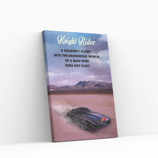 Knight Rider Travel Movie Art Canvas Wall Art - Y Canvas