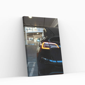 Tesla Canvas Wall Art - Y Canvas