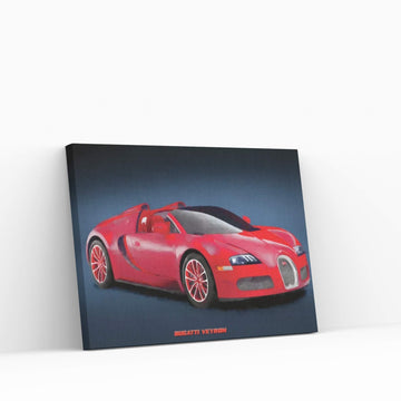 Bugatti Veyron III Canvas Wall Art - Y Canvas