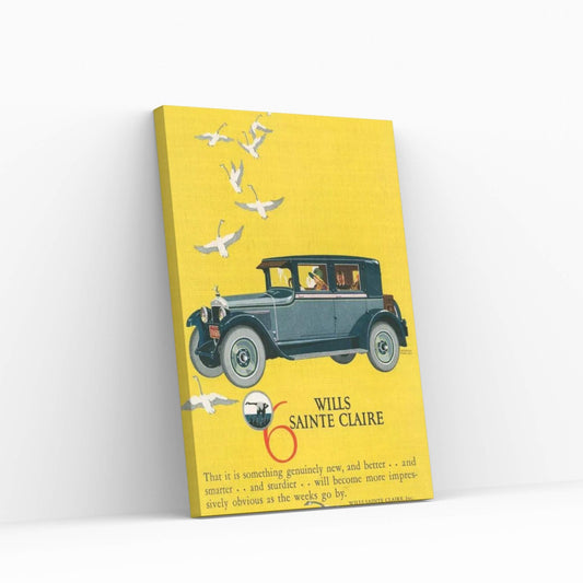 1925 Wills-SainteClaire Magazine Advert Canvas Wall Art - Y Canvas