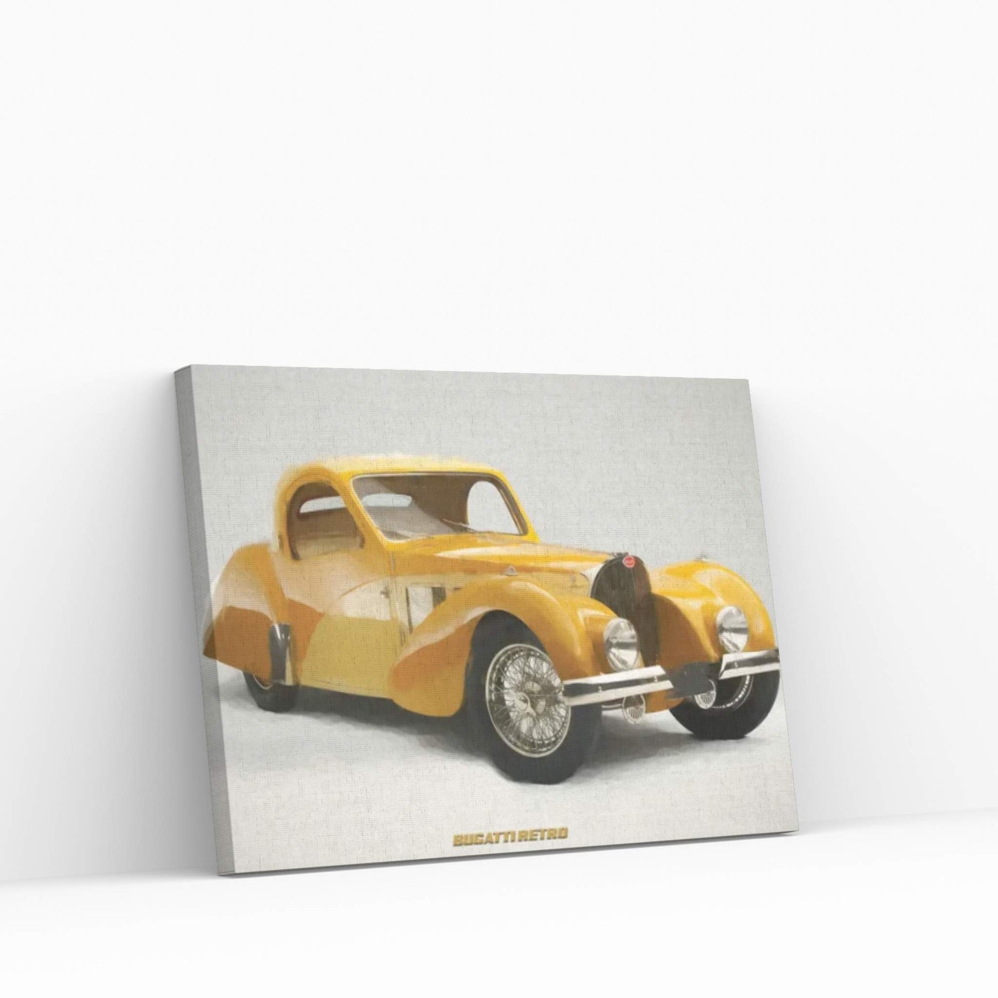 Bugatti Retro II Canvas Wall Art - Y Canvas
