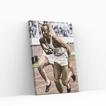 Jesse Owens (1913-1980) Canvas Wall Art - Y Canvas