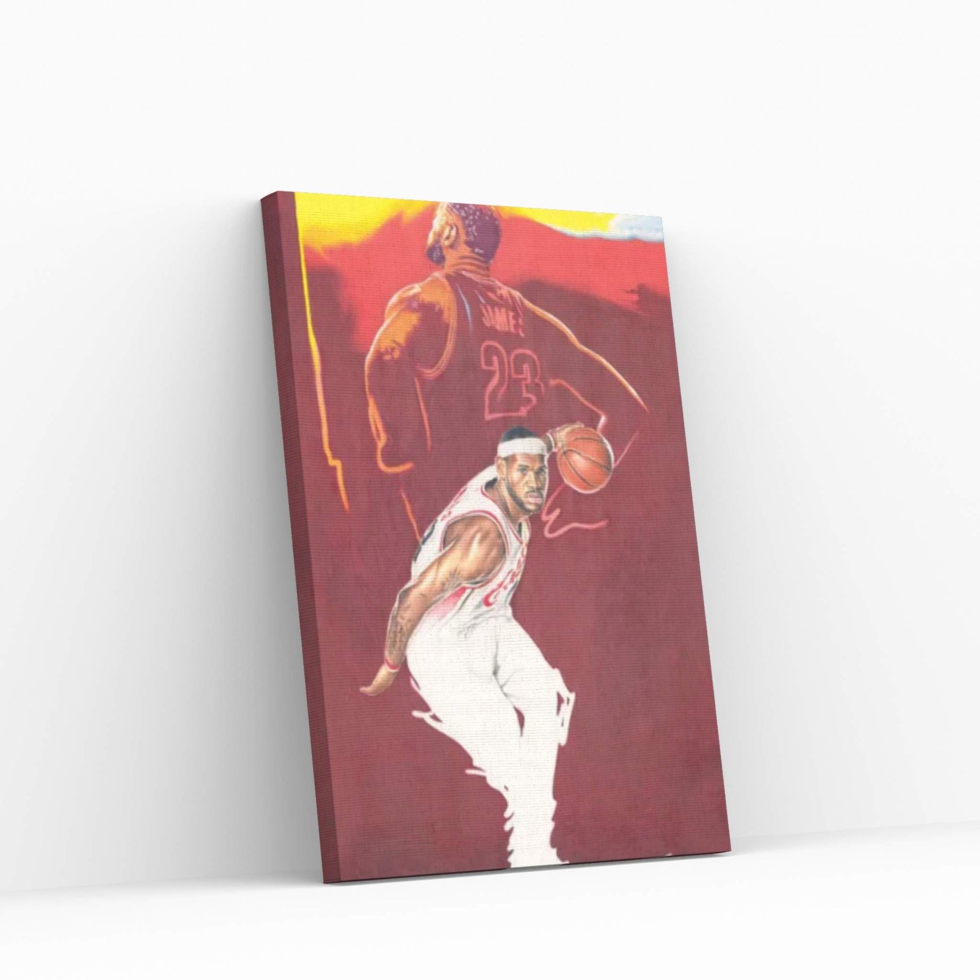 CleveLAND of LEBRON Canvas Wall Art - Y Canvas