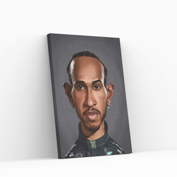 Lewis Hamilton Canvas Wall Art - Y Canvas