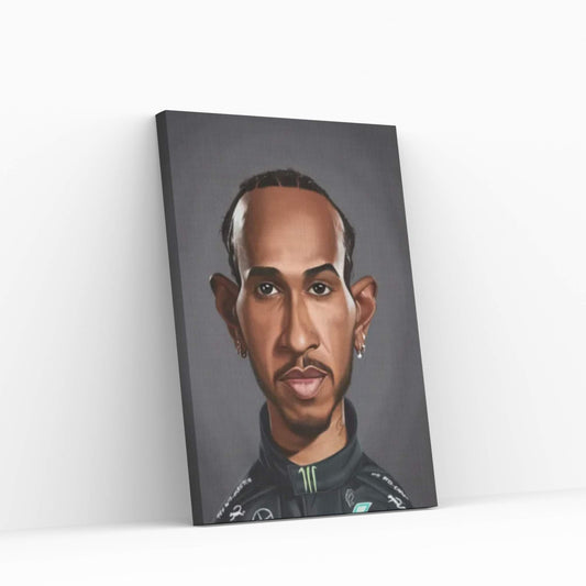 Lewis Hamilton Canvas Wall Art - Y Canvas
