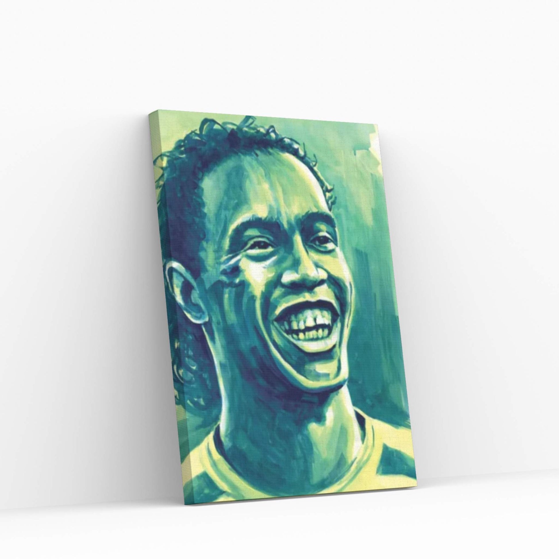 Ronaldinho - 2002 Fifa World Cup Winner Canvas Wall Art - Y Canvas