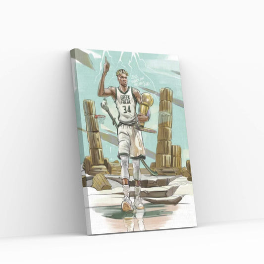 The One Who Comes With A Sword Would Perish From The Same Sword Canvas Wall Art - Y Canvas