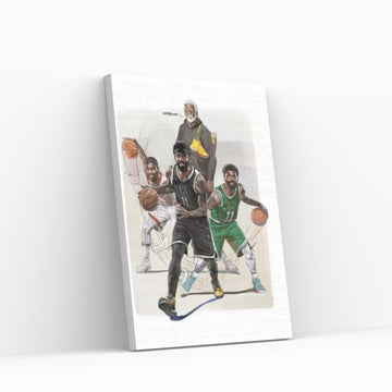Evolution Of Kyrie Canvas Wall Art - Y Canvas