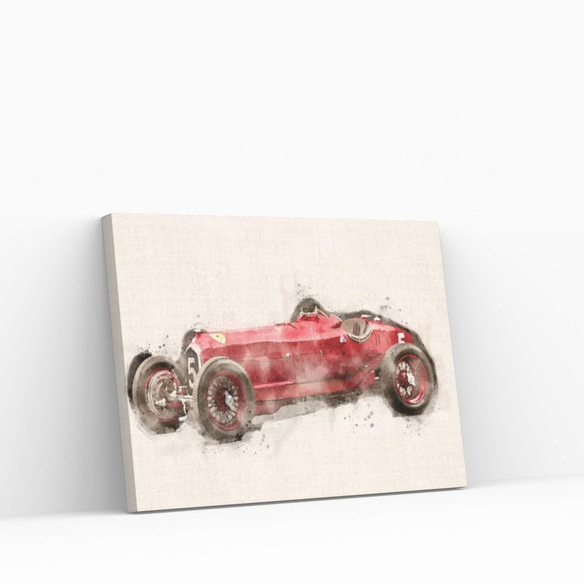 Alfa Romeo Retro V II Canvas Wall Art - Y Canvas