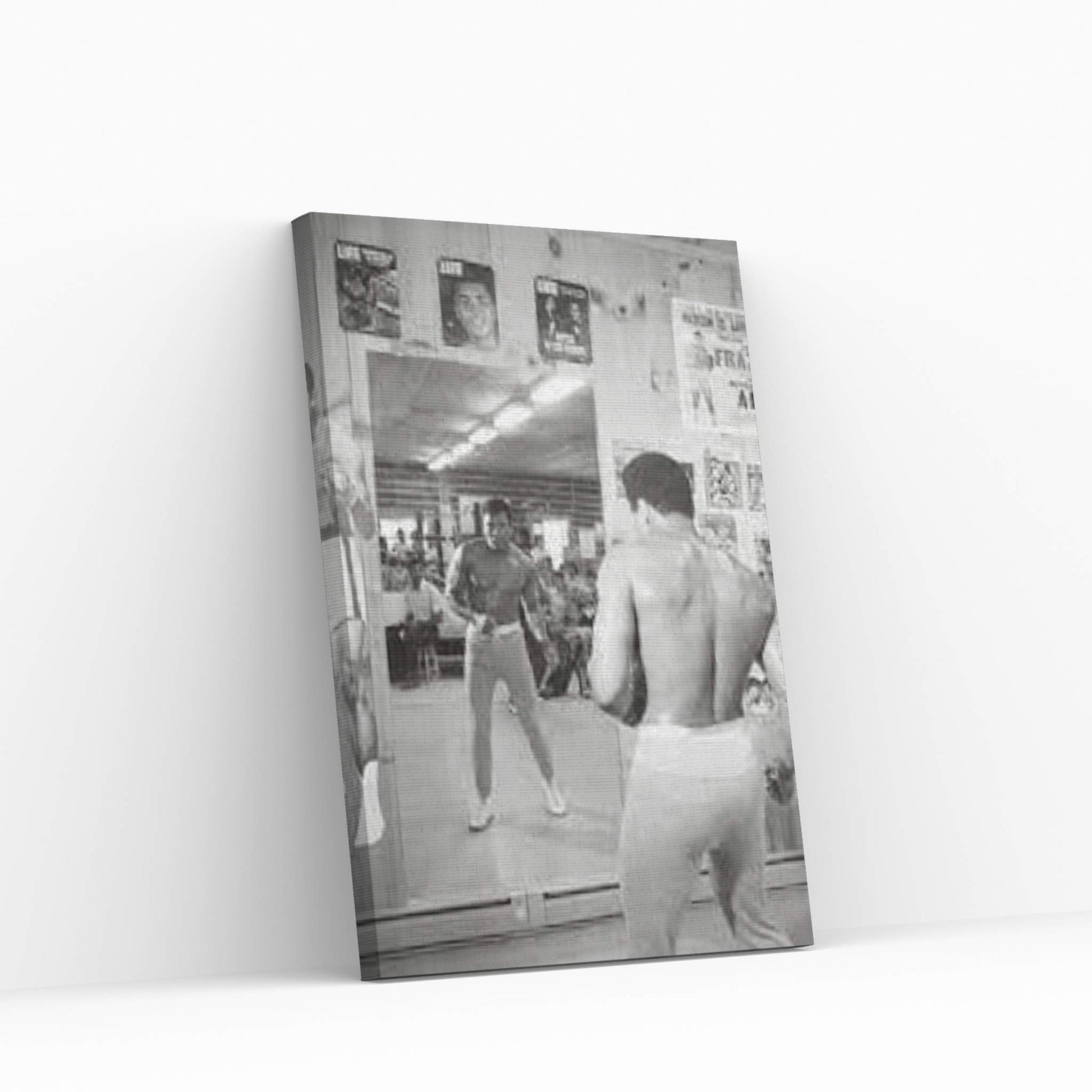 Mirror Training At Deer Lake III Canvas Wall Art - Y Canvas