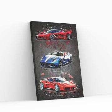 Ferrari1 Canvas Wall Art - Y Canvas