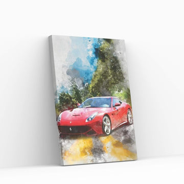Ferrari 12 Berlinetta Canvas Wall Art - Y Canvas