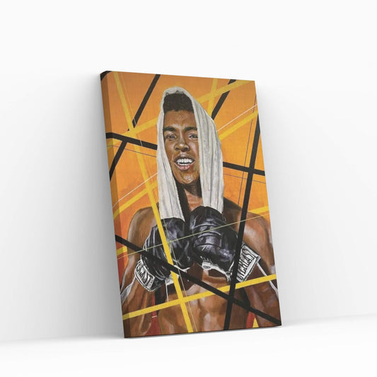 Young Ali Canvas Wall Art - Y Canvas
