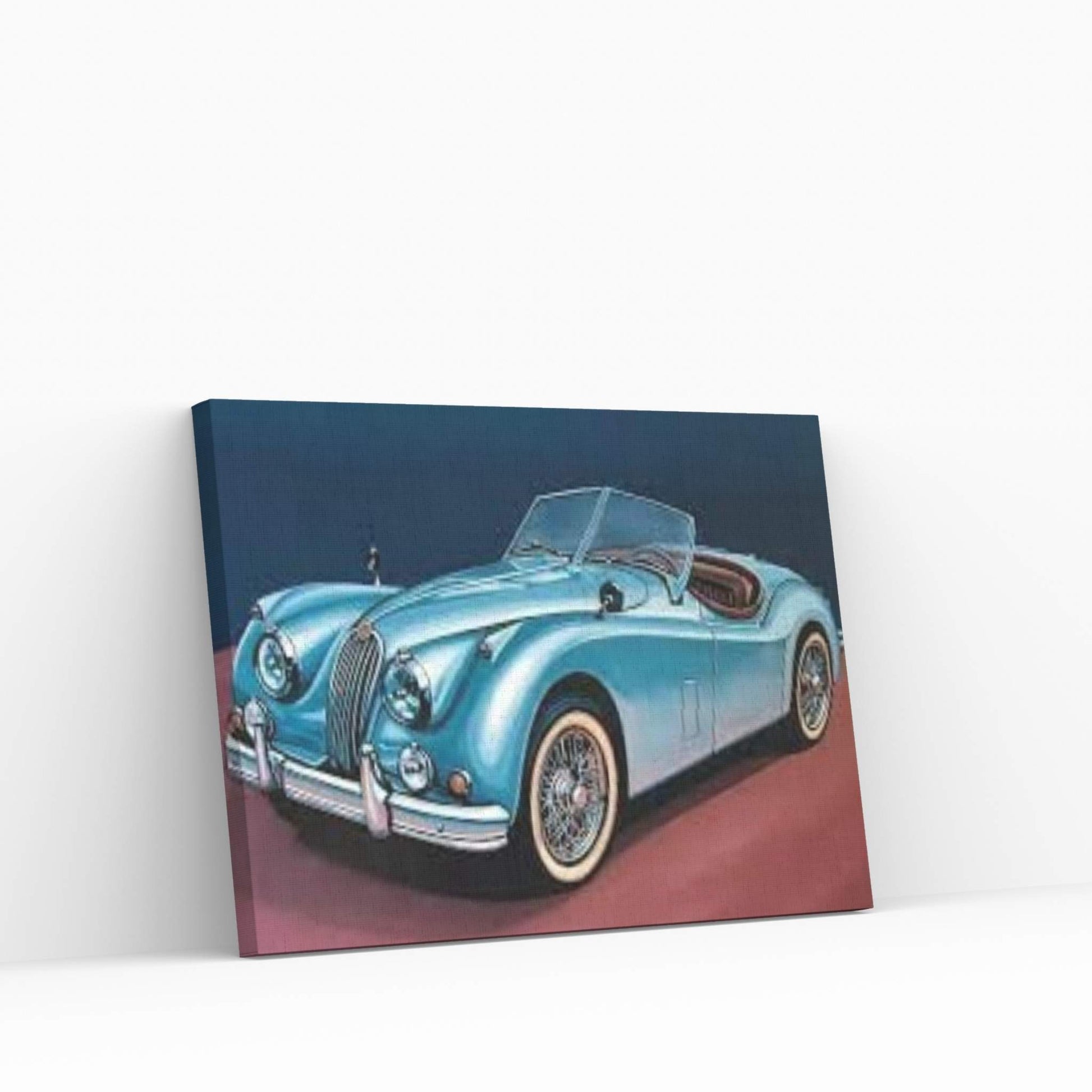 Jaguar Xk140 Cabrio Canvas Wall Art - Y Canvas