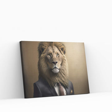 Lion Wall Art, Lion Canvas Art, Animal Wall Art - Y Canvas