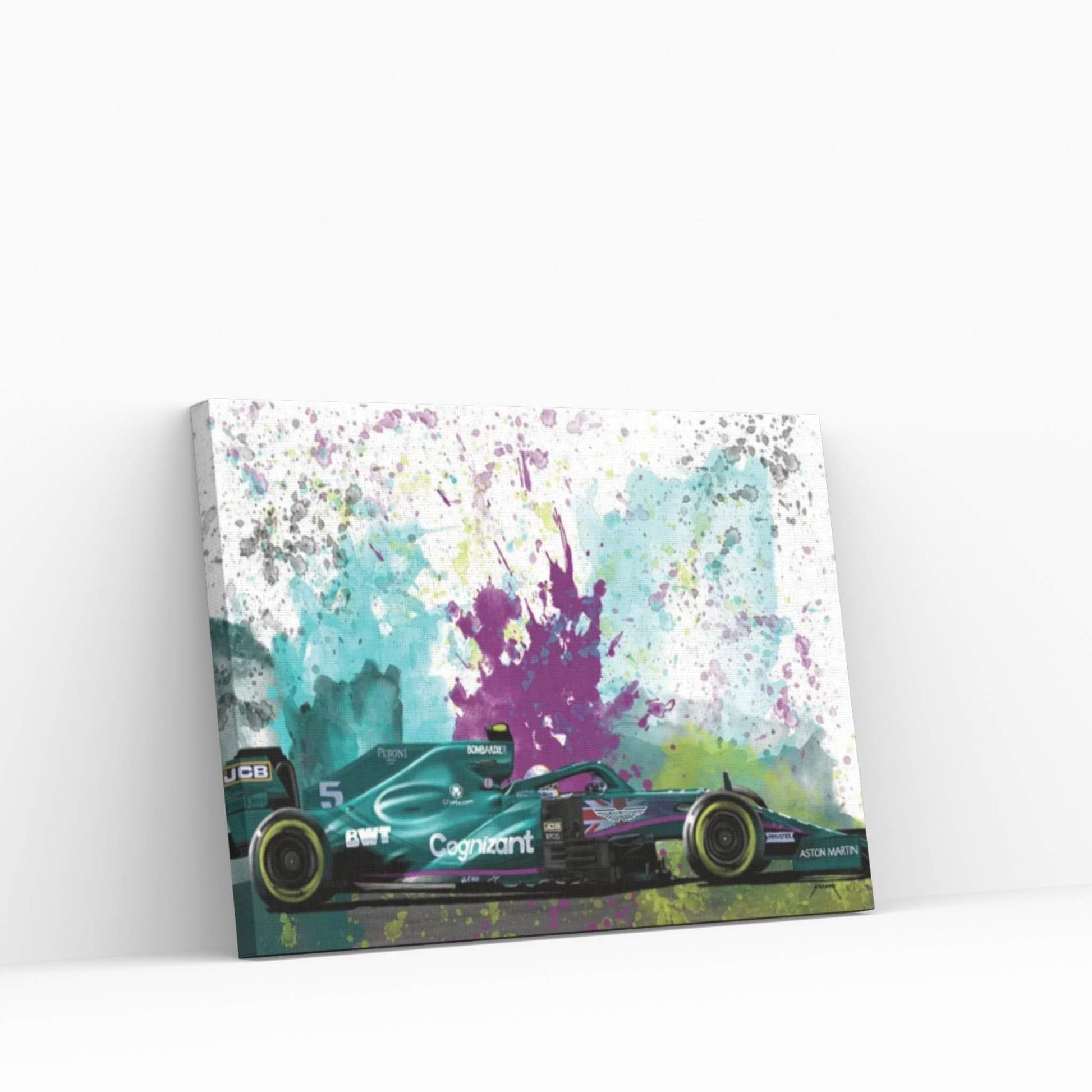 Russel's Racecar Canvas Wall Art - Y Canvas