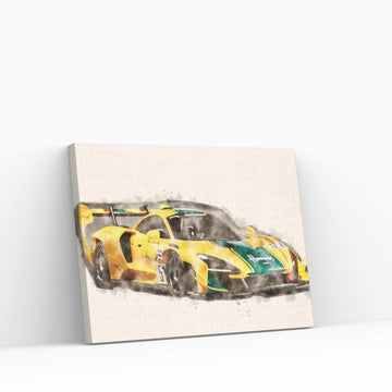 McLaren Ayrton Senna Canvas Wall Art - Y Canvas