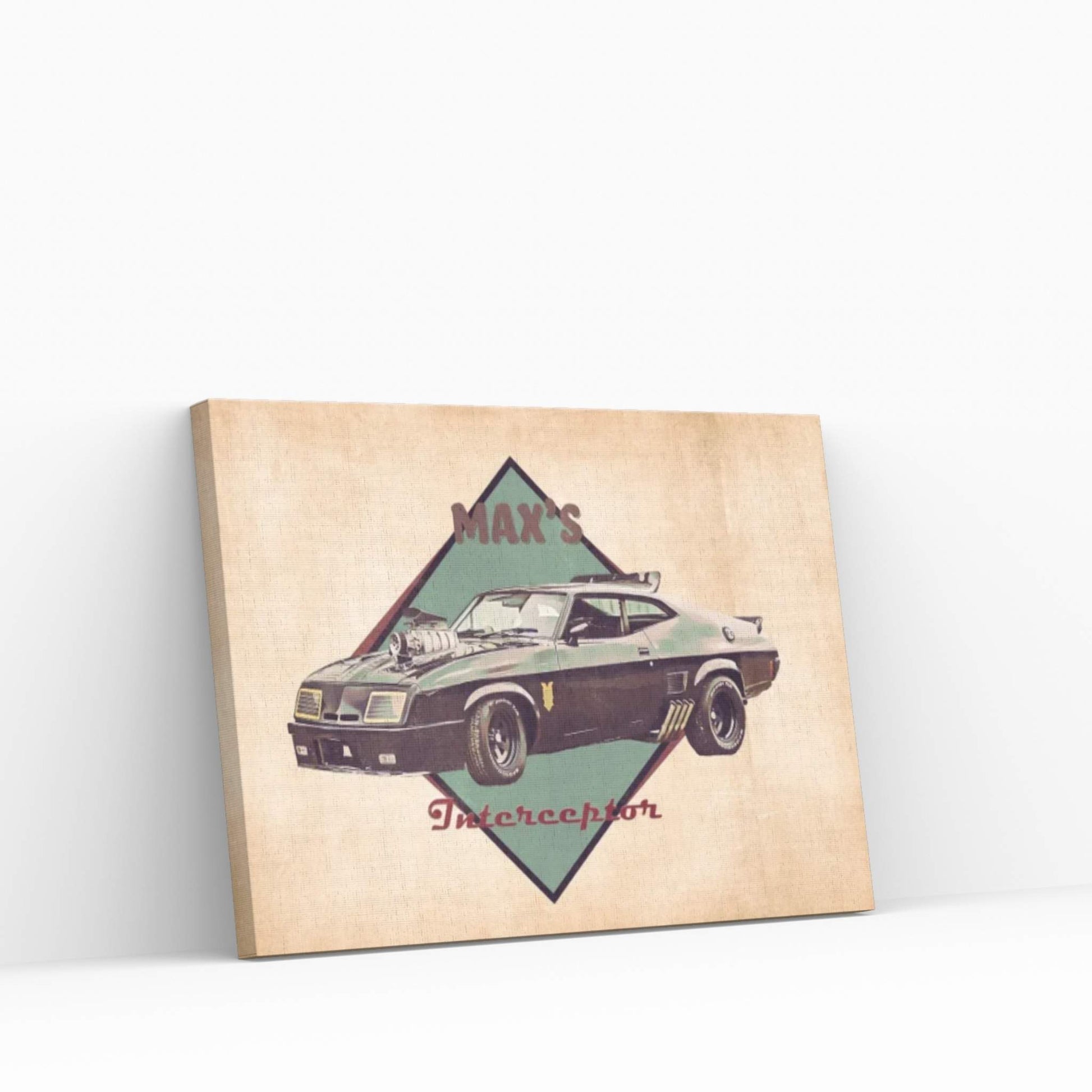 Max's Interceptor Canvas Wall Art - Y Canvas