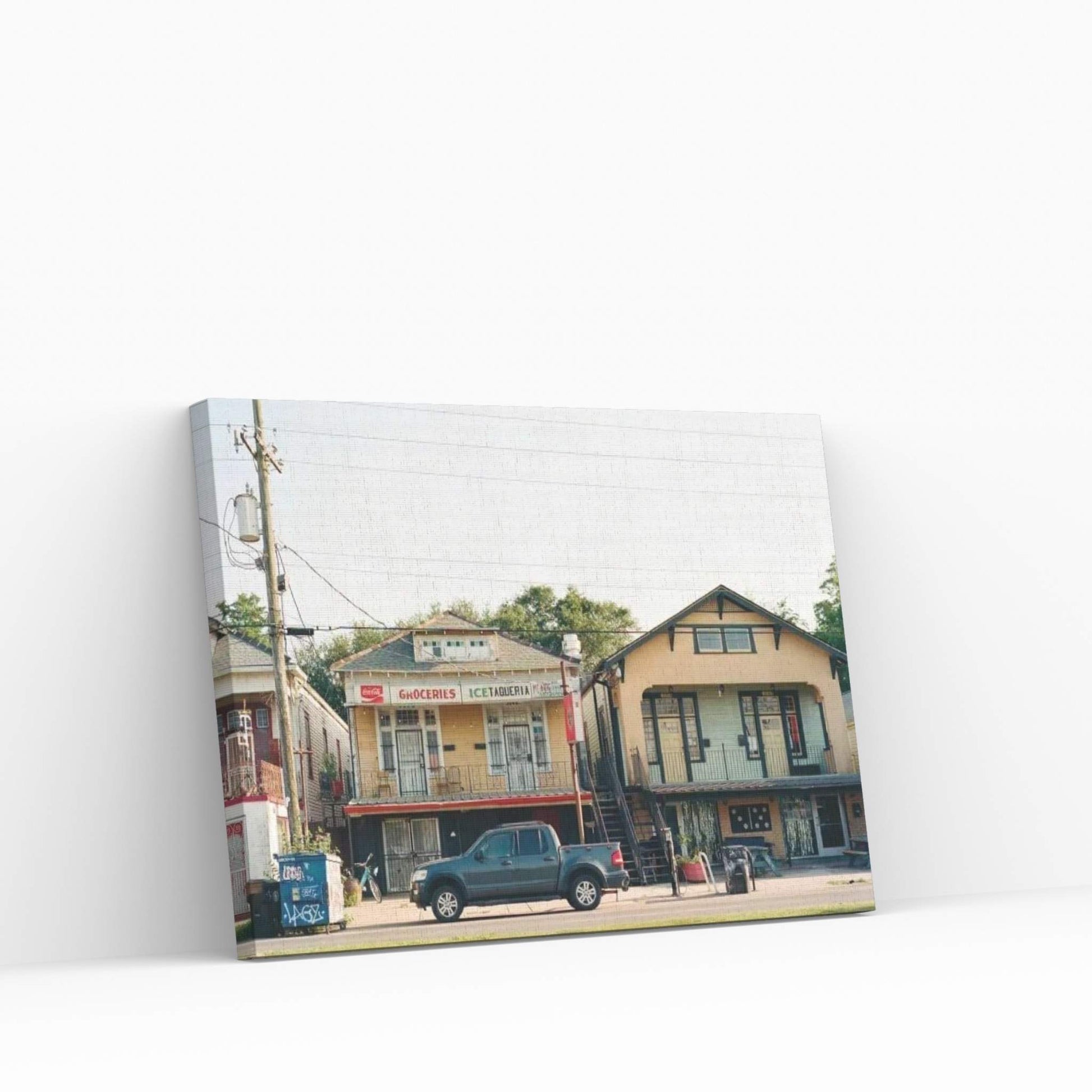 New Orleans Marigny IV On Film Canvas Wall Art - Y Canvas