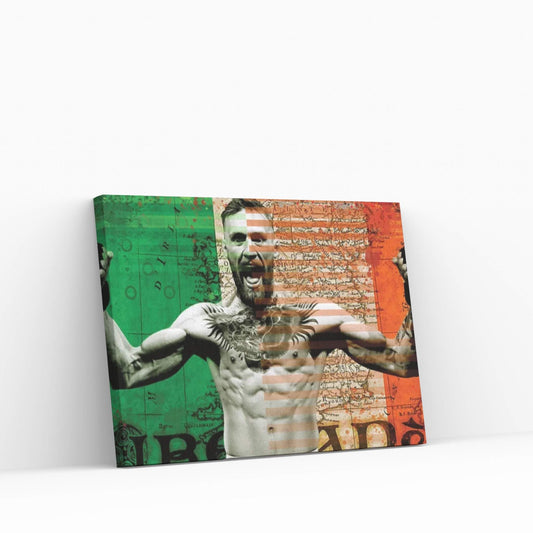 Ireland Flag Mcgregor Canvas Wall Art - Y Canvas