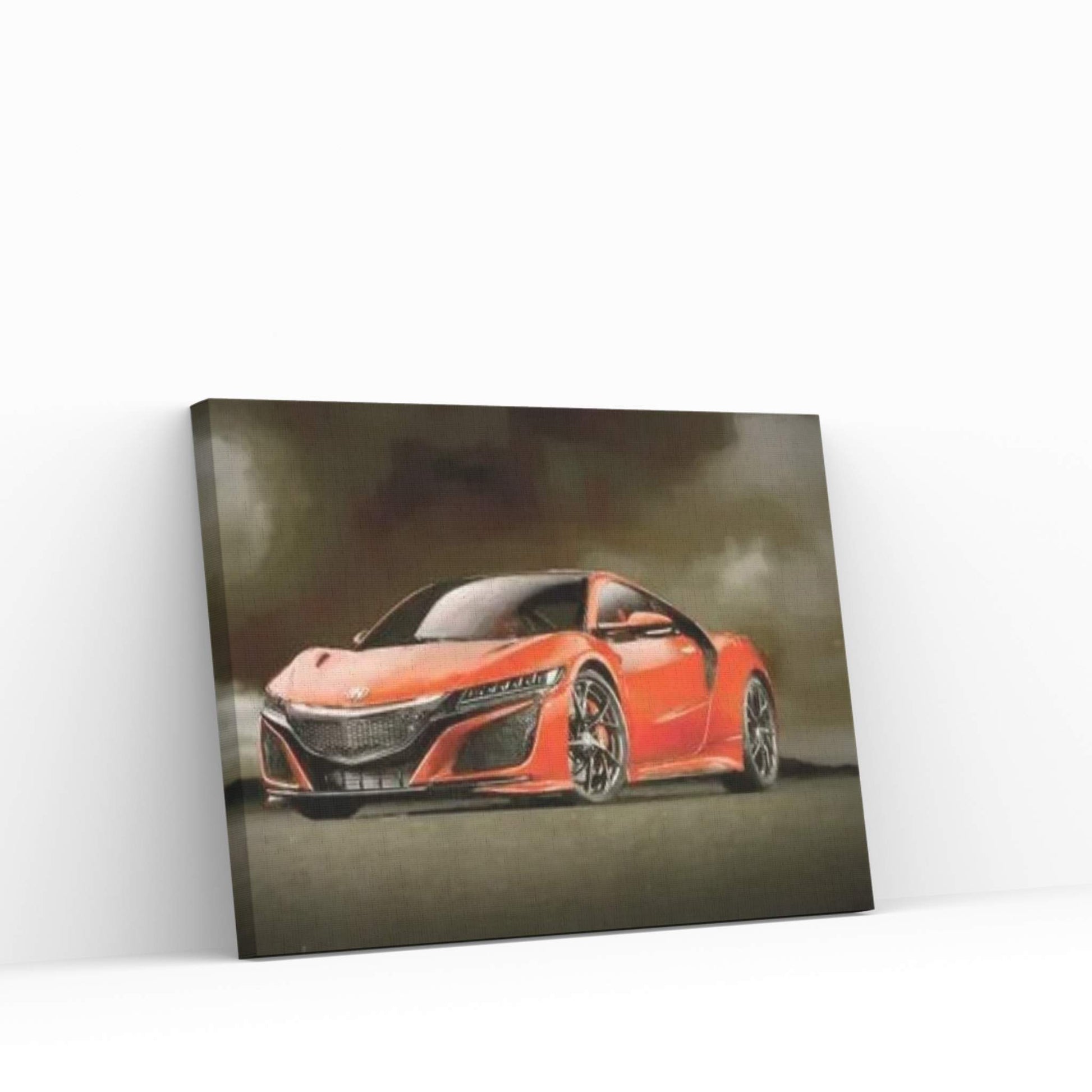 Honda NSX In Watercolor Canvas Wall Art - Y Canvas